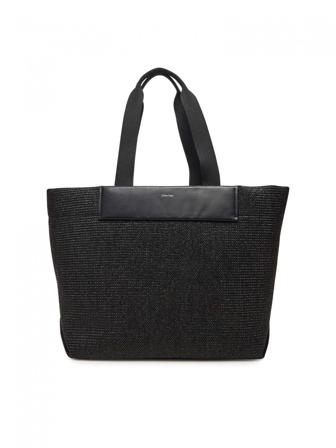 Calvin Klein Kabelka Ck Raffia Large Shopper K60K613025 Černá